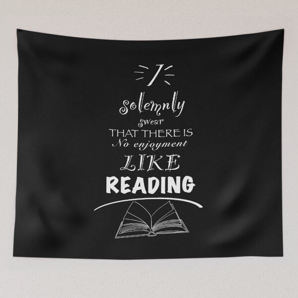 Item preview, I Solemnly Swear That There Is No Enjoyment Like Reading  designed and sold by aniicreates.