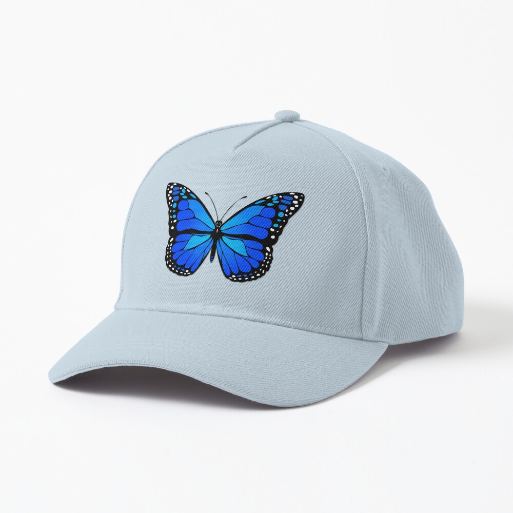 Blue Butterfly Kids Snapback Hat Baby Snapback Baby Cap 