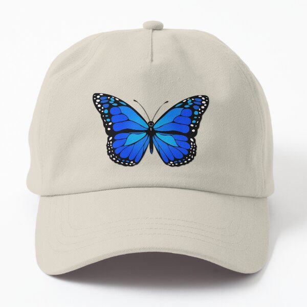 Blue butterfly Dad Hat