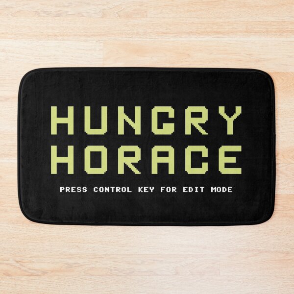 Item preview, Hungry Horace - 8-bit Logo designed and sold by RetroTrader.