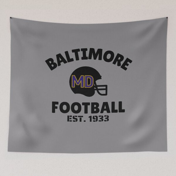 Item preview, Baltimore Maryland football  nfl season 2021 designed and sold by Dunn Designs.