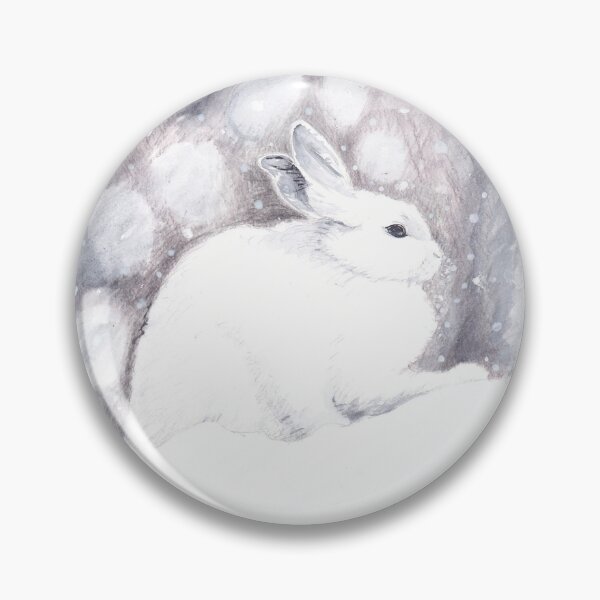 Item preview, Hare in the snow designed and sold by tanjamandolin.