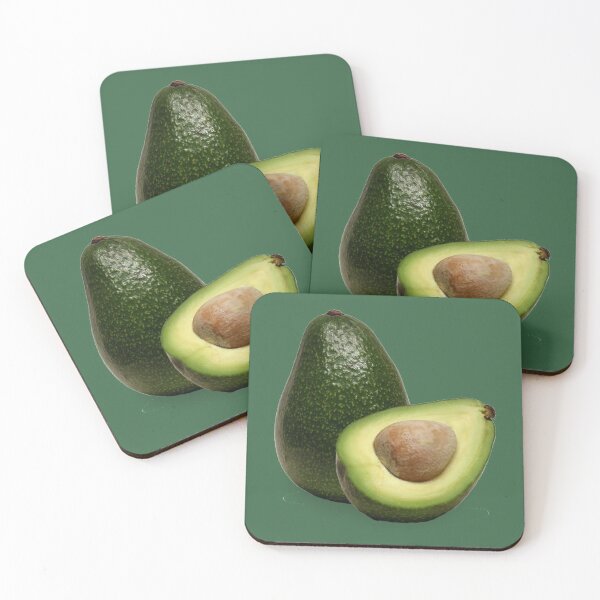 Item preview, a whole avocado and next to it half an avacado with a bone inside designed and sold by filon19931.