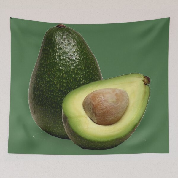 Item preview, a whole avocado and next to it half an avacado with a bone inside designed and sold by filon19931.