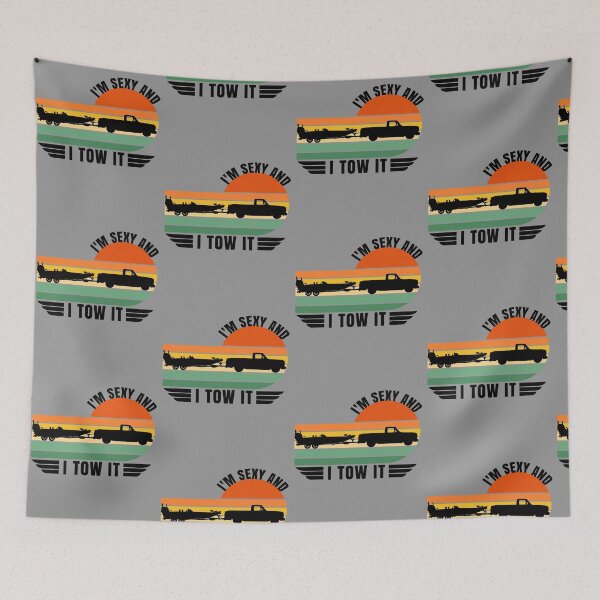 Item preview, Funny Camping Boating I'm Sexy and I Tow It Bass Fishing designed and sold by CharJens.