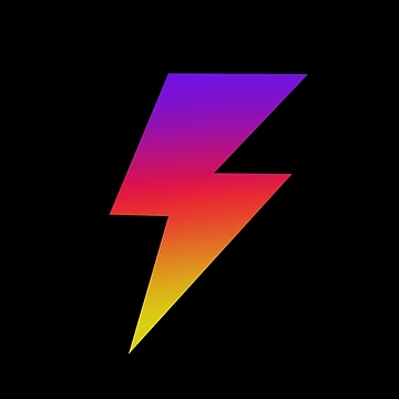 Artwork thumbnail, Colorful lightning bolt by RafaTakami