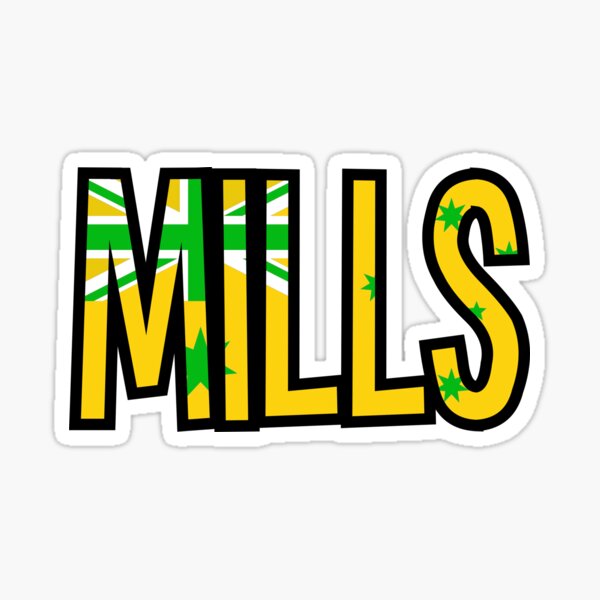 Patty Mills Green & Gold Sticker