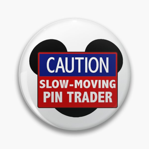 Item preview, Caution: Slow-Moving Pin Trader designed and sold by LittleKumquats.