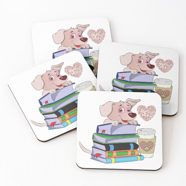 Item preview, Coffee Books Dogs designed and sold by SenGift.