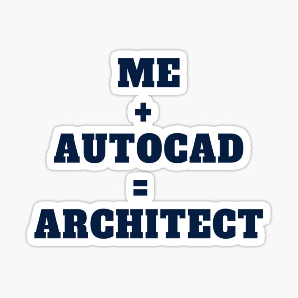 Item preview, AutoCad - Architect designed and sold by Tshirtpedia.