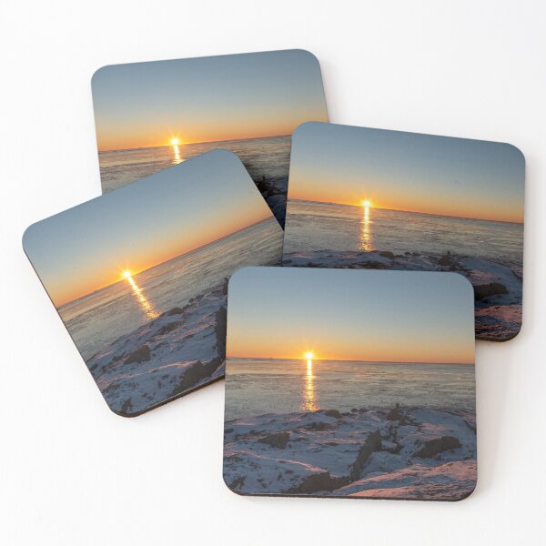 Item preview, Ocean sunset in winter designed and sold by EngineerGoC.
