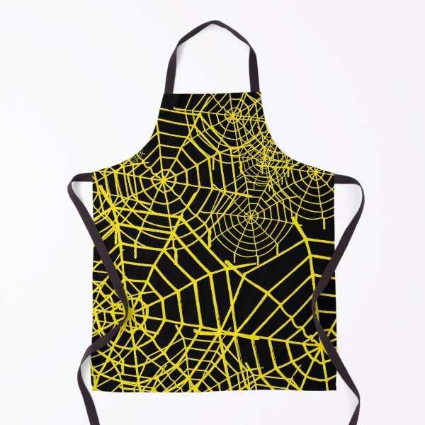 Item preview, Yellow spiderwebs designed and sold by LATIGO BAYNE.