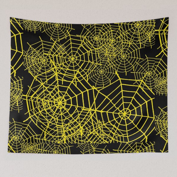 Item preview, Yellow spiderwebs  designed and sold by LATIGO BAYNE.