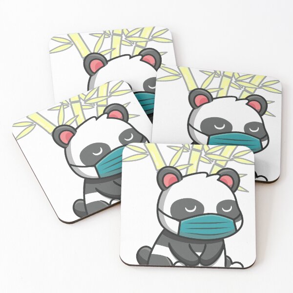 Item preview, cute panda wearing mask  t shirt ,gift for panda lover , zoo art , zoo lover ,mask designed and sold by ShipoArt.