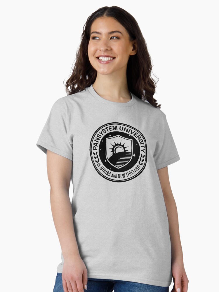 Thumbnail 2 of 7, Classic T-Shirt, University of Mihira and New Tideland designed and sold by CrownAndThistle.