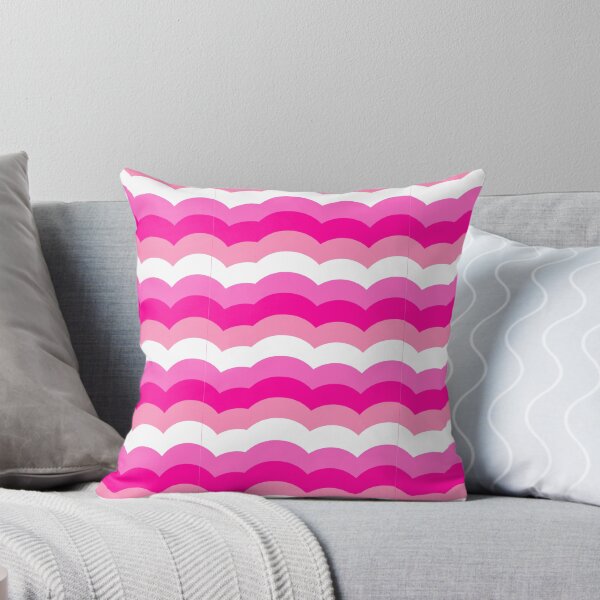 Item preview, Diseño de nube ondulada rosa y blanca designed and sold by lifeofzoe2021.
