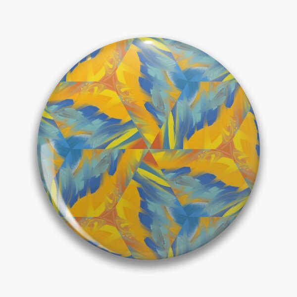 Artikelvorschau, Bright Streaky Paint Geometric Design in Yellow, Orange, Teal, and Blue entworfen und verkauft von cozycaroline.