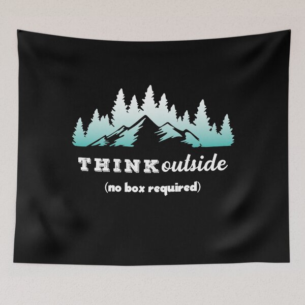Item preview, Think Outside No Box Required designed and sold by Woggy-Doodles-.