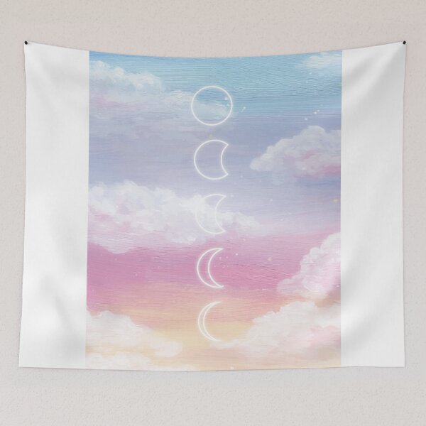 Item preview, Watercolor Sky  Sculpture Moon  first quarter designed and sold by Queengood.