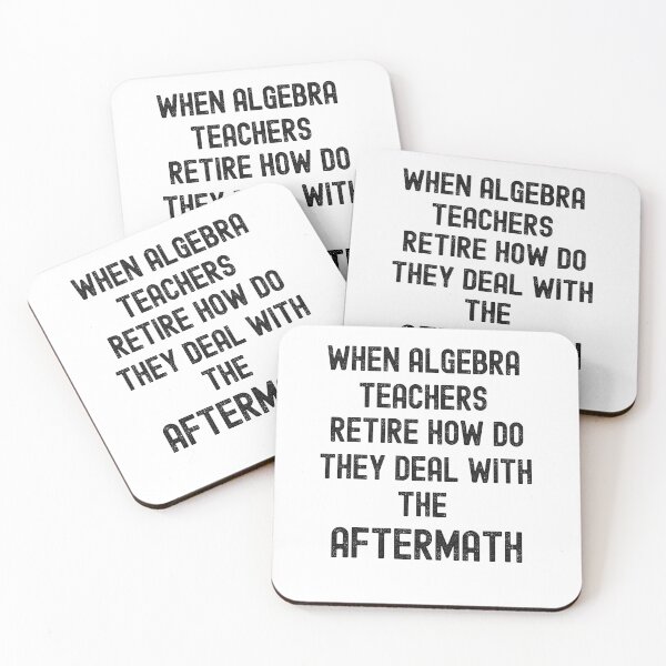 Item preview, Algebra Teacher Retired, Class Dismissed,  designed and sold by SportyDogShop.