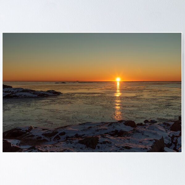 Item preview, Sunset in Sweden in winter designed and sold by EngineerGoC.