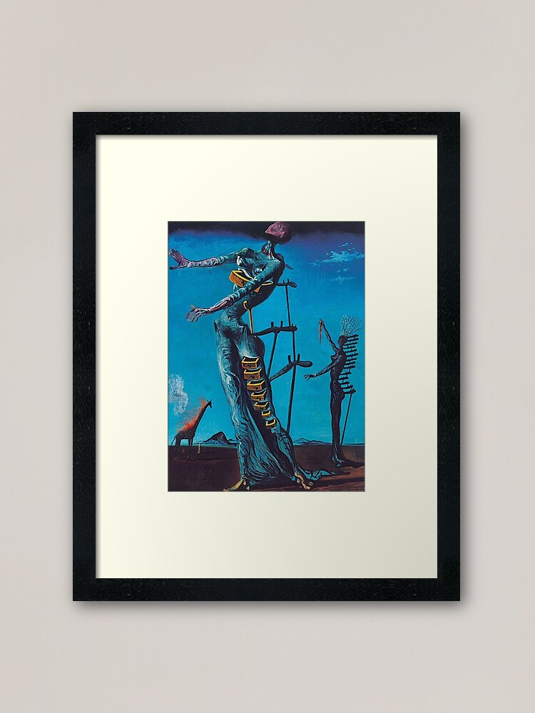 The Burning Giraffe, 1937 by Salvador Dali | Framed Art Print