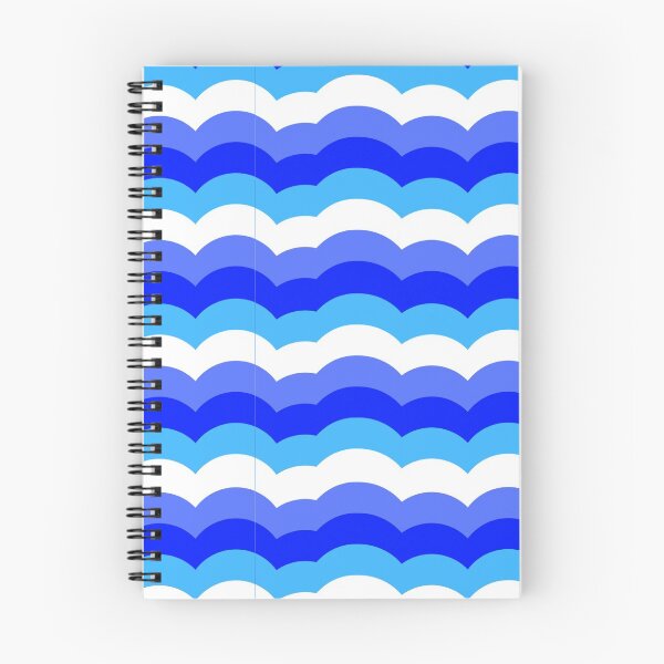 Item preview, Blue and white wavey cloud design designed and sold by lifeofzoe2021.