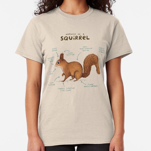 Anatomy of a Squirrel Classic T-Shirt