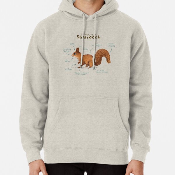 Anatomy of a Squirrel Pullover Hoodie