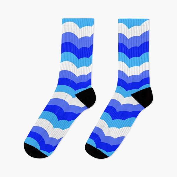 Item preview, Blue and white wavey cloud design designed and sold by lifeofzoe2021.