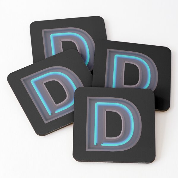 Item preview, Blue Neon Sign Letter D, Led Sign designed and sold by Ruby Jackson.