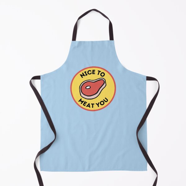 Item preview, Nice to Meat You - Steak - Grill - Dad Joke designed and sold by Banjoseph.