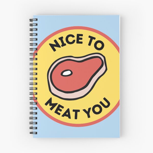 Item preview, Nice to Meat You - Steak - Grill - Dad Joke designed and sold by Banjoseph.