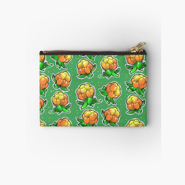 Item preview, Cloudberry pattern on green background  designed and sold by weilertsen.