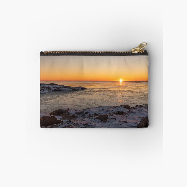 Item preview, Winter sea in sunset in Sweden designed and sold by EngineerGoC.