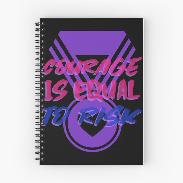 Item preview, COURAGE IS EQUAL TO RISK  designed and sold by A-shell.