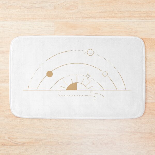 Item preview, Minimal solar system - white designed and sold by tinkdesignsit.