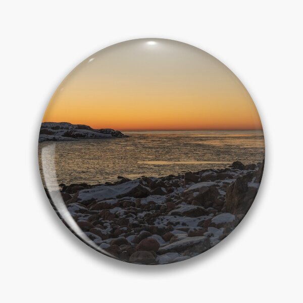 Item preview, Winter sunset at Skagerrak sea in Sweden designed and sold by EngineerGoC.