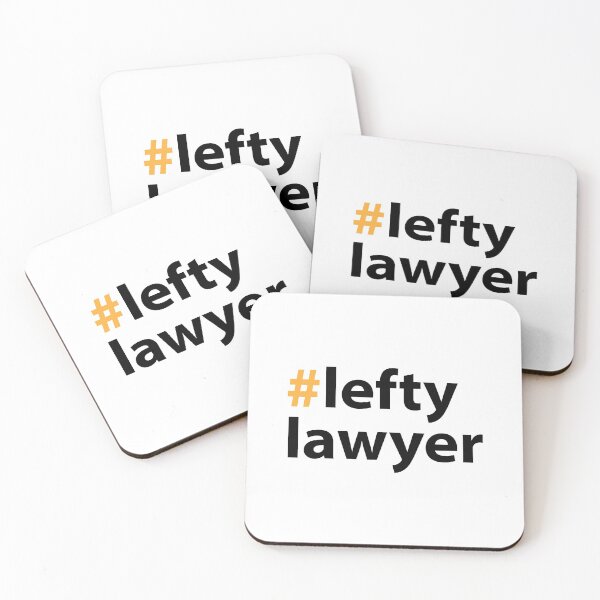 Item preview, Left handed day with Lefty Lawyer Black Text Base designed and sold by Babadollcraft.