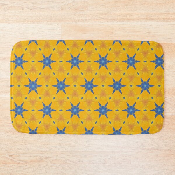 Item preview, Bright Streaky Paint Geometric Design in Yellow, Orange, Teal, and Blue  designed and sold by cozycaroline.