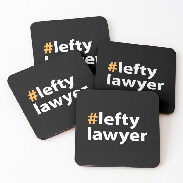 Item preview, Left handed day with Lefty Lawyer White Text Base designed and sold by Babadollcraft.