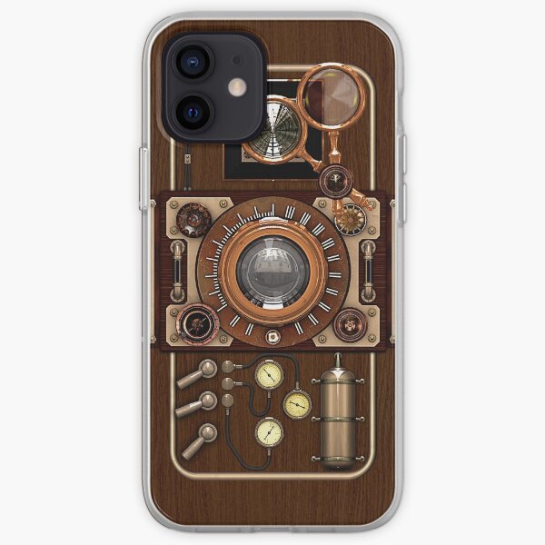 Stylish Steampunk Vintage Camera (TLR) No.1 Steampunk Phone Cases iPhone Soft Case