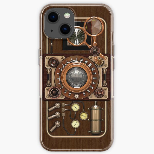 Stylish Steampunk Vintage Camera (TLR) No.1 Steampunk Phone Cases iPhone Soft Case
