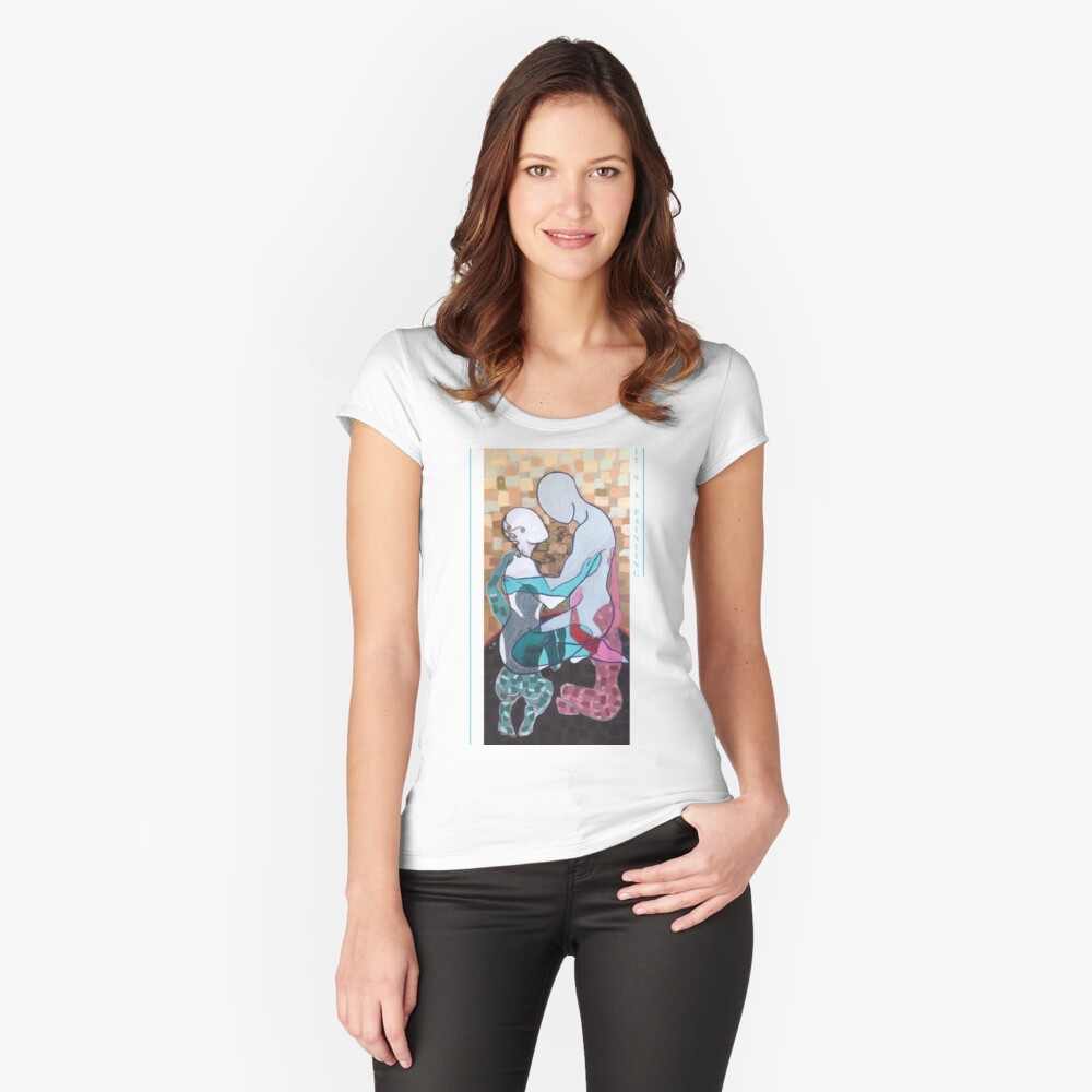 Item preview, Fitted Scoop T-Shirt designed and sold by tripingLH.