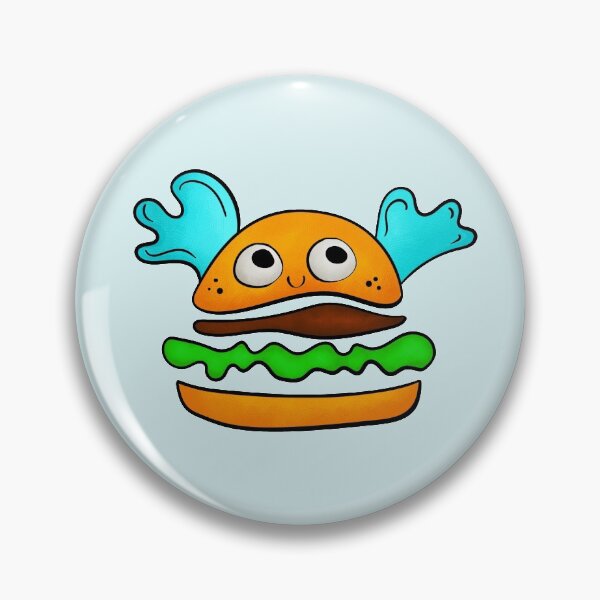 Item preview, Cute Flying Burger designed and sold by maisiriva.