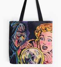 The Witch and her crystal ball Tote Bag