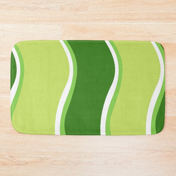 Item preview, Green and white sideways wave design designed and sold by lifeofzoe2021.