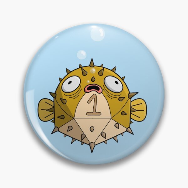 Item preview, Crit Fail Fish (SFW version) designed and sold by YLM-Art.