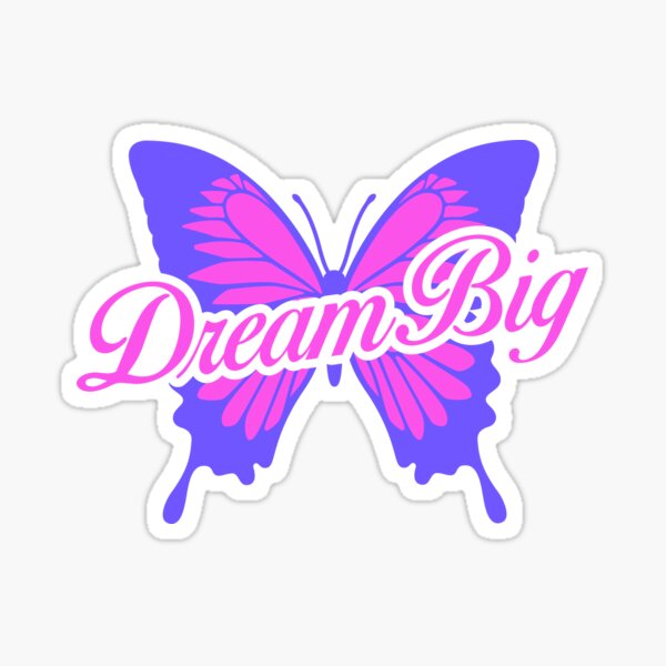 Item preview, Dream Big Butterfly designed and sold by TheCraftyDrunkCo.