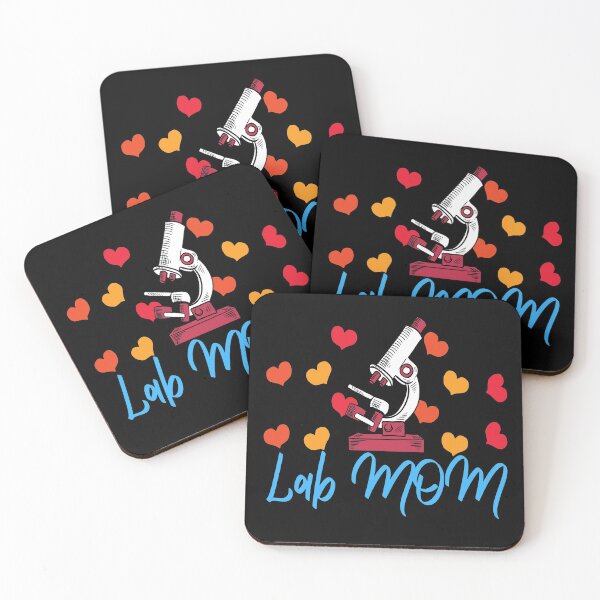 Item preview, MEDICAL LAB SCIENTIST TECH LAB MOM WITH HEARTS  designed and sold by Hippiesole.